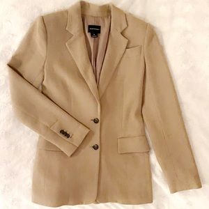 CLUB MONACO Wool Blend Tan Blazer